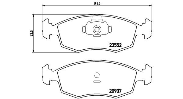 MAGNETI MARELLI Комплект тормозных колодок, дисковый тормоз 363700423079